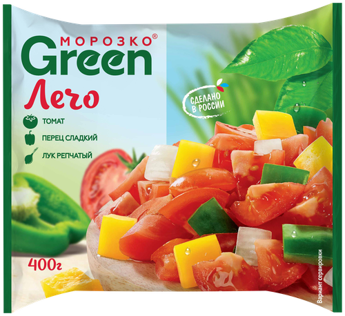 Смесь овощная МОРОЗКО GREEN Лечо, 400г, крупный план