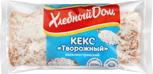 Кекс ХЛЕБНЫЙ ДОМ творожный, 400г, изображение