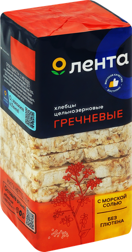Хлебцы ЛЕНТА Гречневые, 60г, детальное фото