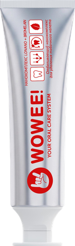 Зубная паста WOWEE от табачного налета, 80г, вид