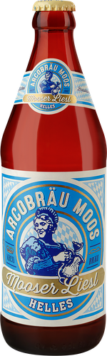 Пиво светлое ARCOBRAU Mooser Liesl фильтрованное непастеризованное 5,3%, 0.5л, детальное фото