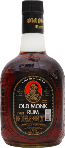 Ром OLD MONK выдержанный 7 лет 42,8%, 0.75л, детальное фото