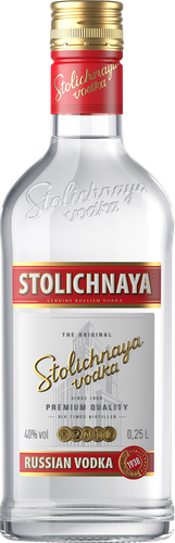Водка STOLICHNAYA 40%, 0.25л, вид