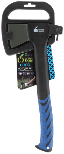 Топор походный GREEN APPLE 35см с пластиковым чехлом GATP024-35, Арт. Б0056897, картинка