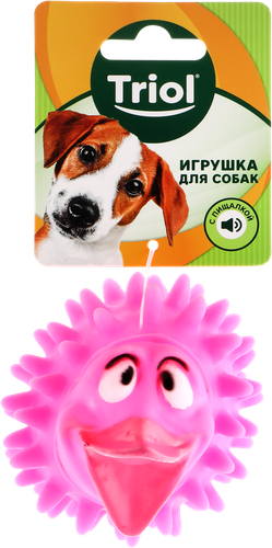 Игрушка для собак TRIOL Мяч-утка винил, 85мм, фотография