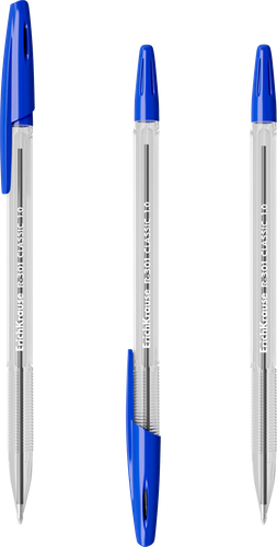 Набор шариковых ручек ERICHKRAUSE Classic Stick 1мм, синий, 8шт, фотография