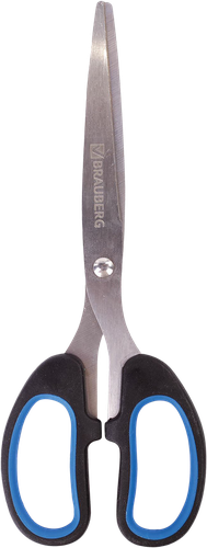Ножницы BRAUBERG Classic+ 18,5см, фото