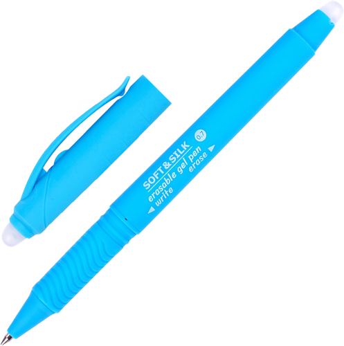 Ручка гелевая BRAUBERG Soft&Silk Fruity 0,7мм, стираемая, синий, детальное фото