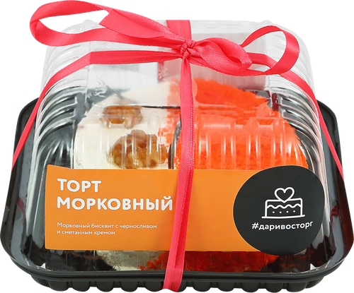 Торт Морковный ЛЕНТА FRESH, 350г, фотография