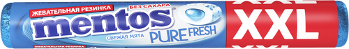 Жевательная резинка MENTOS Pure fresh XXL со вкусом мяты, 23,3г, фото
