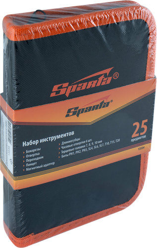Набор слесарно-монтажный SPARTA 25 предметов, картинка