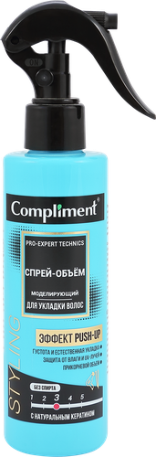 Спрей для укладки волос COMPLIMENT Pro-expert technics для объема моделирующий, 200мл, картинка
