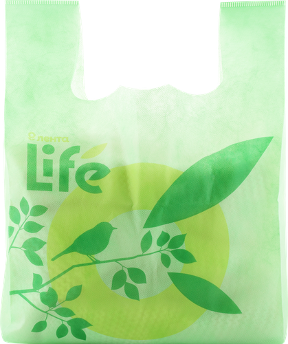 Пакет-майка ЛЕНТА LIFE, 34x55см, 9кг, детальное фото