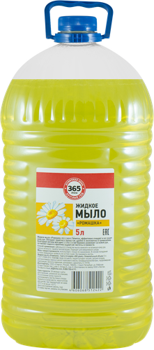 Жидкое мыло 365 ДНЕЙ Ромашка, 5л, крупный план