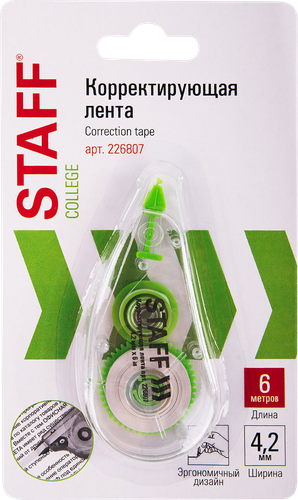 Лента корректирующая STAFF College 4,2мм, 6м, изображение