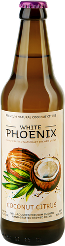 Медовуха WHITE PHOENIX Кокос, цитрус фильтрованная непастеризованная 5,6%, 0.45л