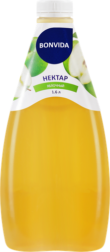Нектар BONVIDA Яблочный, 1.6л, крупный план