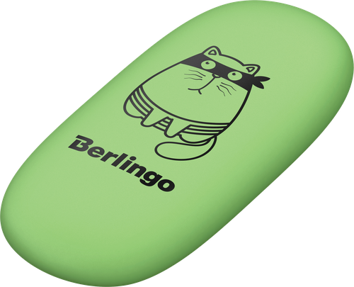 Ластик BERLINGO Lazy Cats, овальный, 4,9х2,3х0,9см, детальное фото
