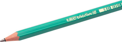 Набор чернографитных карандашей BIC Evolution, 3шт, крупный план