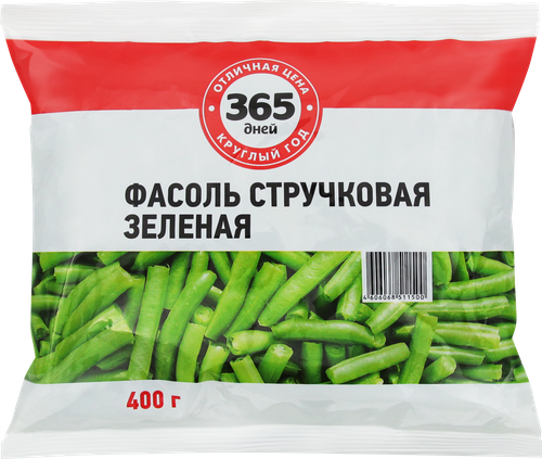 Фасоль стручковая замороженная 365 ДНЕЙ, 400г, детальное фото