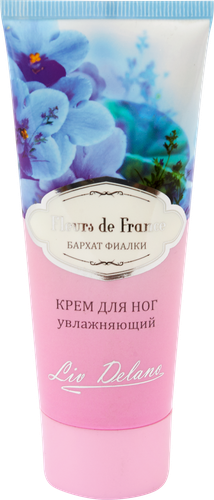 Крем для ног LIV DELANO Fleurs de France Бархат фиалки увлажняющий, 75г, вид