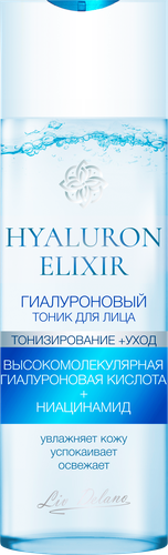 Тоник для лица LIV DELANO Hyaluron Elixir гиалуроновый, 200мл, вид