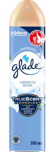 Освежитель воздуха GLADE Свежесть белья, 300мл, картинка