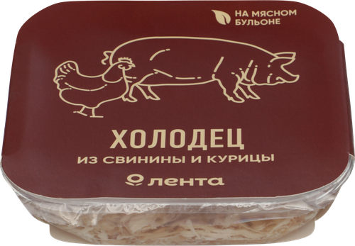 Холодец ЛЕНТА из свинины и курицы, 300г, изображение