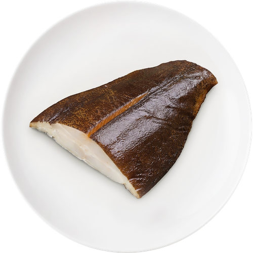 Палтус холодного копчения кусок на коже ЛЕНТА FRESH, весовой, фотография