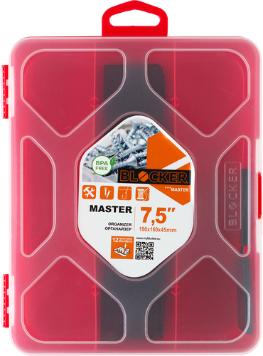 Органайзер BLOCKER Master-comfort 7,5, 19х16х4,5см, вид