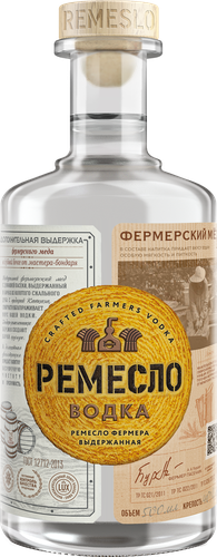 Водка REMESLO FERMERA выдержанная 40%, 0.5л, фото