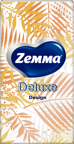 Платочки бумажные ZEMMA Deluxe Design 3 слоя, 10шт, фотография