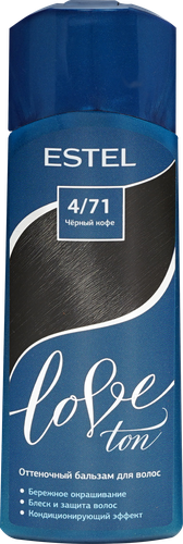 Бальзам оттеночный ESTEL Love Ton 4/71 Черный кофе, 150мл, изображение