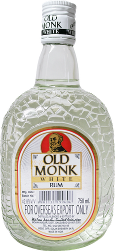 Ром OLD MONK невыдержанный белый 42,8%, 0.75л