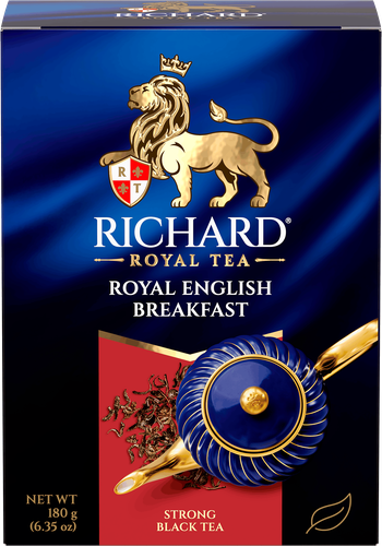 Чай черный RICHARD Royal English Breakfast листовой, 180г, изображение