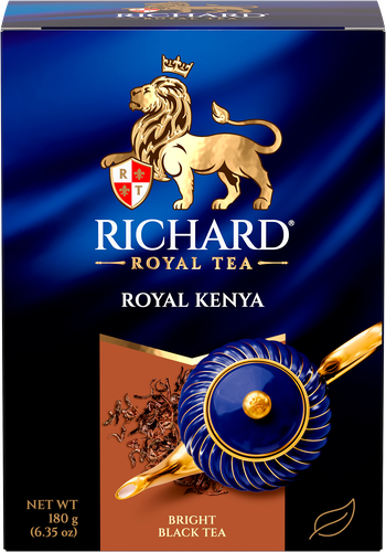 Чай черный RICHARD Royal Kenya листовой, 180г, вид