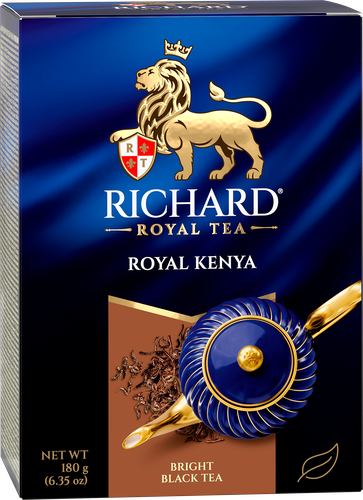 Чай черный RICHARD Royal Kenya листовой, 180г, вид