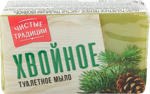 Туалетное мыло ЧИСТЫЕ ТРАДИЦИИ Хвойное, 160г, фото