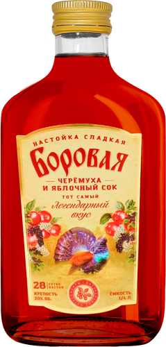 Настойка БОРОВАЯ сладкая 20%, 0.25л