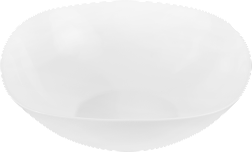 Салатник HOMECLUB Quadro Classic White 23см, стекло Арт. LFW90, крупный план