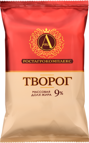 Творог А.РОСТАГРОКОМПЛЕКС 9%, без змж, 180г, фото