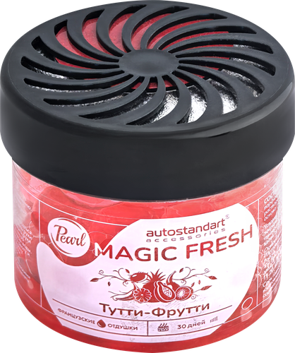 Ароматизатор воздуха AUTOSTANDART Magic Fresh Pearl, Тутти-фрутти, 100г, фотография