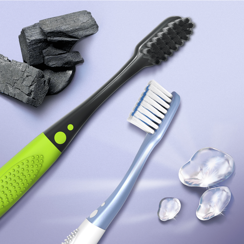 Зубная щетка COLGATE Extra Density, средней жесткости, детальное фото