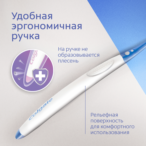 Зубная щетка COLGATE Extra Density, жесткая, крупный план