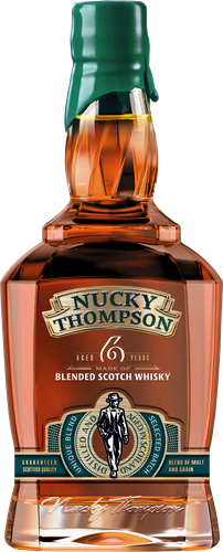 Виски NUCKY THOMPSON купажированный 6 лет 40%, 0.5л, изображение