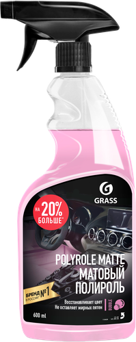Очиститель пластика GRASS Polyrole Matte bubble, матовый, с ароматом жевательной резинки, 600 мл, фотография