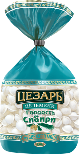 Пельмени ЦЕЗАРЬ Гордость Сибири, 450г, фото