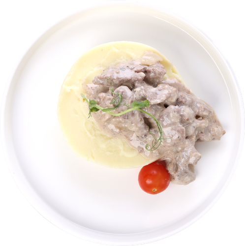 Бефстроганов с картофельным пюре ЛЕНТА FRESH, 260г, фотография