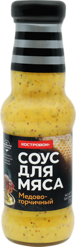Соус КОСТРОВОК Медово-горчичный, 270г, изображение