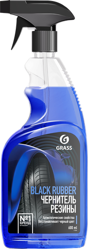Полироль для шин GRASS Black Rubber, 600мл, крупный план